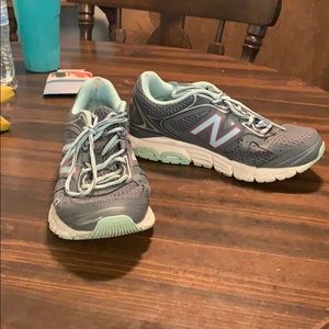 New Balance, size 8.5, good condition, blue & gray